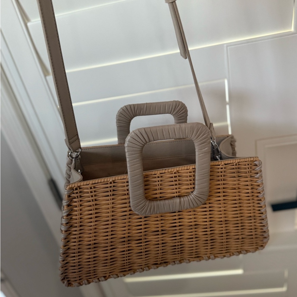 BCBGeneration Tan and Brown Crossbody Bag